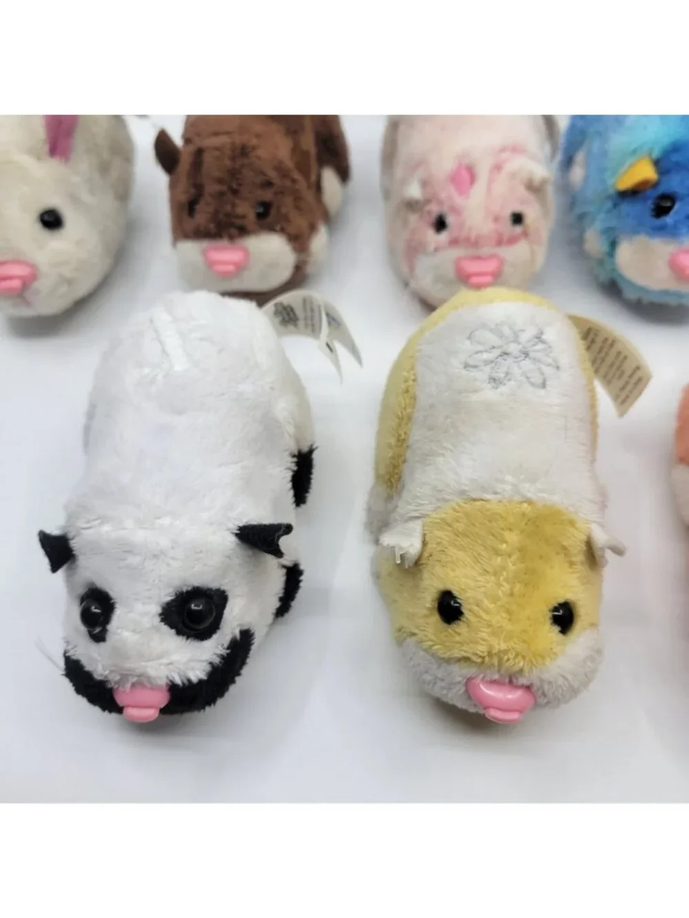 Zhu Zhu Pets Robotic Hamster Lot Cepia 14 Piece Mixed Colors Tested & WORKS